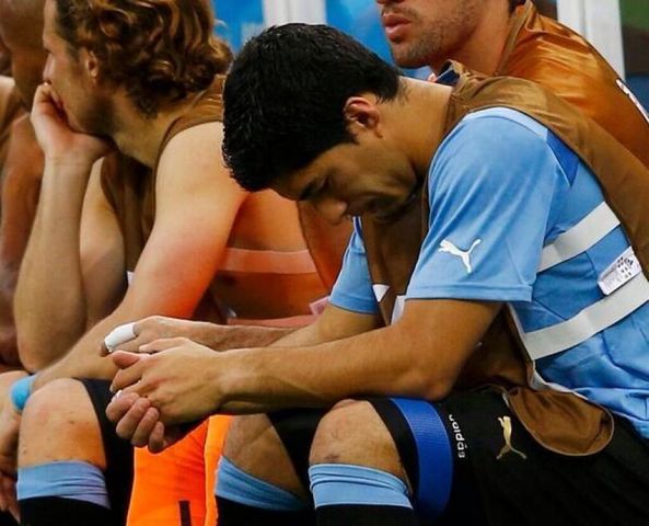 El goleador sin chances.