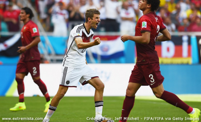 Alemania gustó y goleó a Portugal