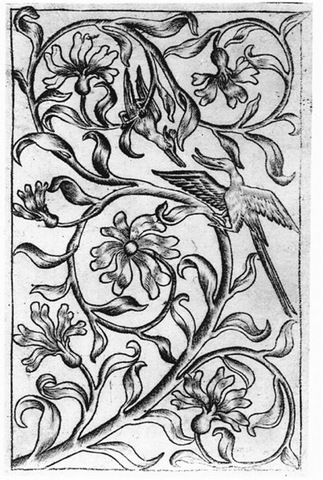 Copperplate engraving