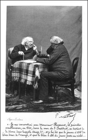 Paul Nadar, “Nadar Interviewing Chevreul,”