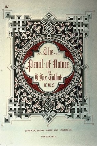 Title page for The Pencil of Nature,