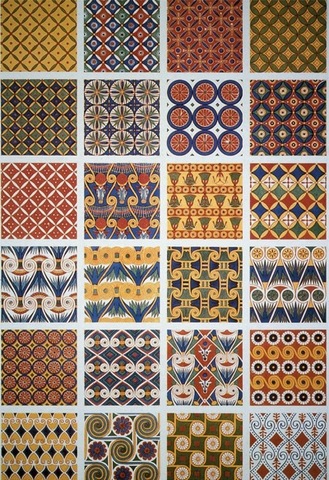 Owen Jones, color plate from The Grammar of Ornament,