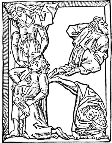 Early European Woodblock Printing 1464