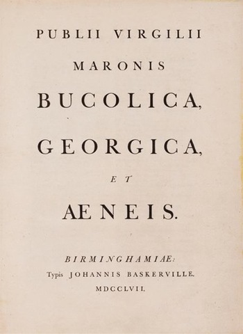Baskerville and Caslon 1757