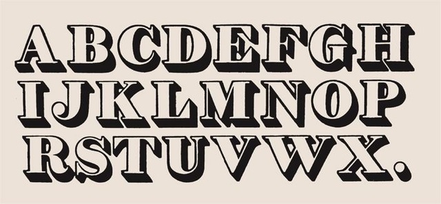 Three Dimensional Fonts