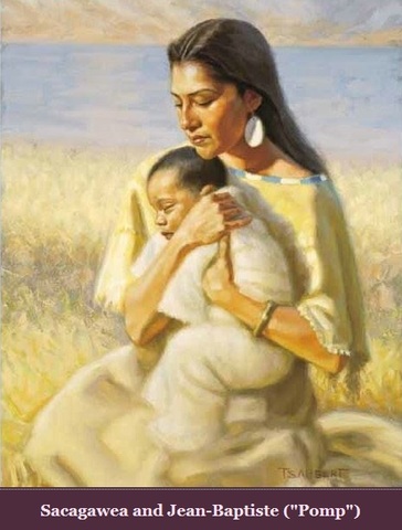 Sacagawea's son, Jean-Baptiste Charbonneau is born