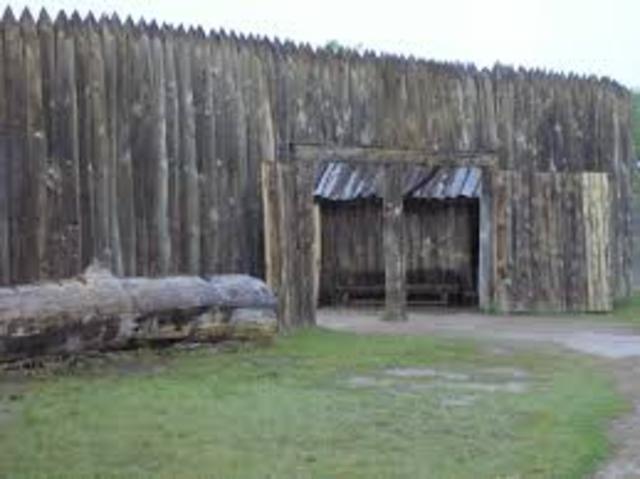 The men finish building Fort Mandan which will be their home for the winter