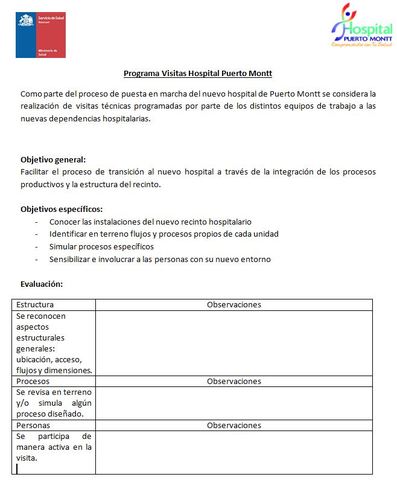 Comienzo de las Visitas coordinadas por la Unidad de Gestión.