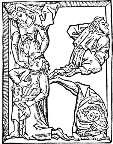 5–6. Letter K from a grotesque alphabet, c.