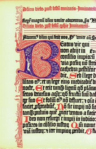 5–15. Johann Gutenberg, page 266 from the Gutenberg Bible,