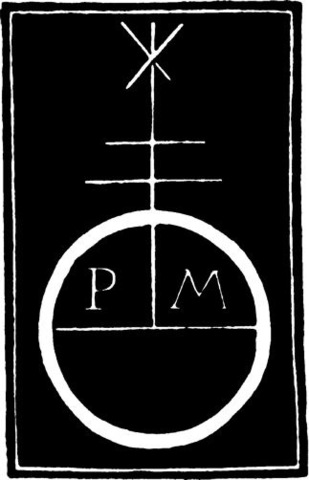 7–7. Pere Miguel, printer's mark,