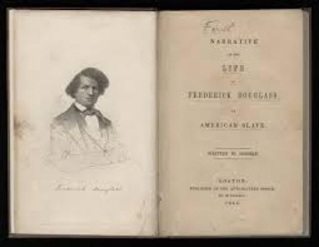 Publishes Narrative of the Life of Frederick Douglass