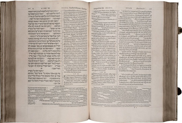 7–50. Christophe Plantin, pages from the Polyglot Bible,