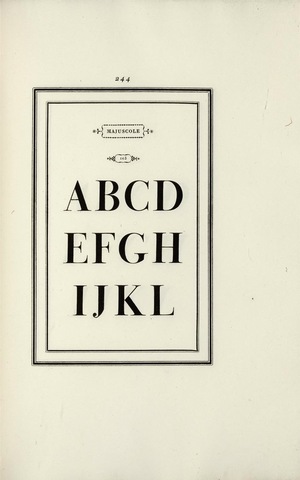 8–24. Giambattista Bodoni, page from Manuale tipografico, 1818.