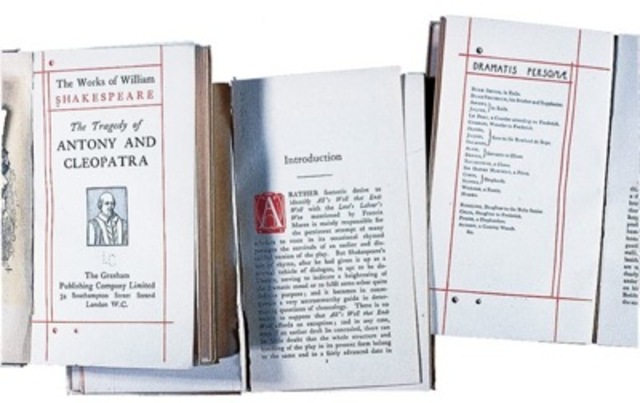 Talwin Morris, page ornaments from the Red Letter Shakespeare series, c.