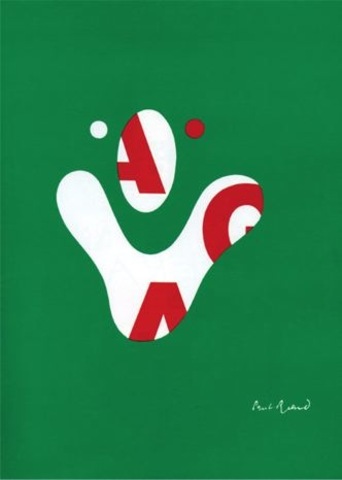 Paul Rand, poster for the American Institute of Graphic Art,