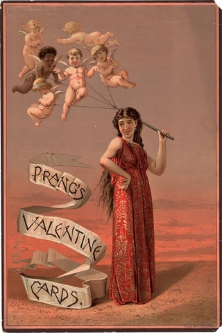 9–54. Louis Prang, Valentine card, 1883