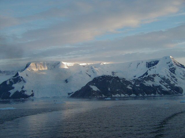 Flight over South Pole