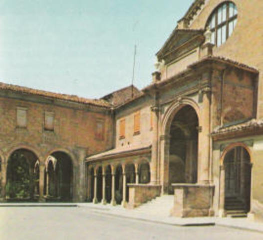 Rientro a FERRARA  e reclusione a S. ANNA