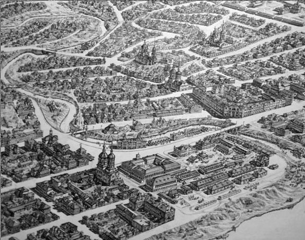 Основание крепости на реке Томи