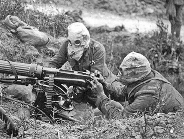 Attacco con i gas sul Monte San Michele