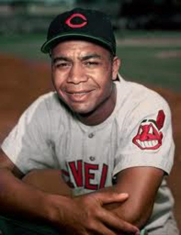 Larry Doby breaks color barrier.
