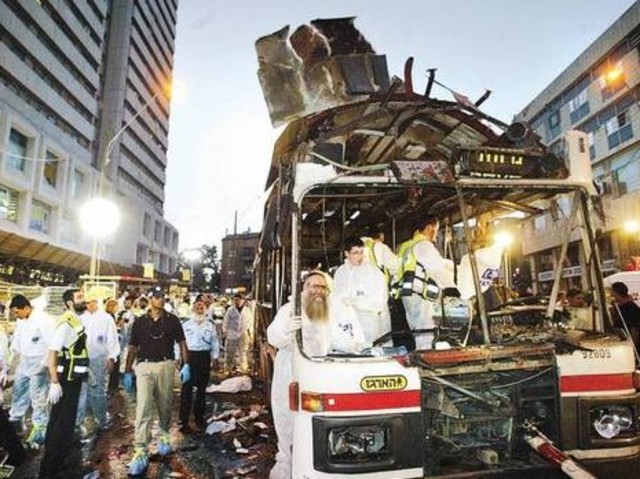 11 הרוגים בפיגוע התאבדות באוטובוס בקו 19 בירושלים