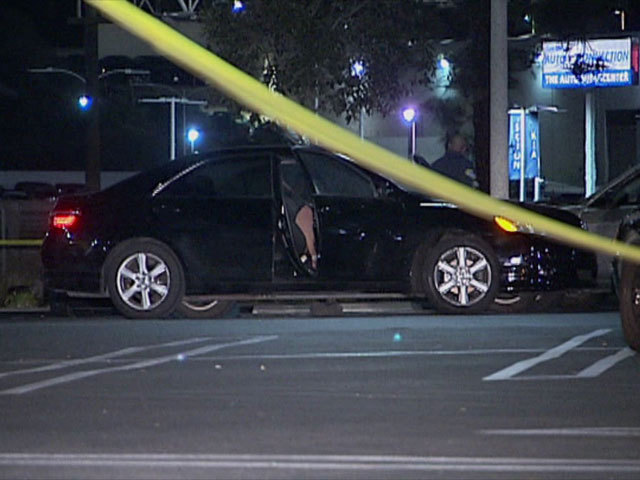Ilona Flint and Salvatore Belvedere shot outside the Macy's Department Store in Mission Valley