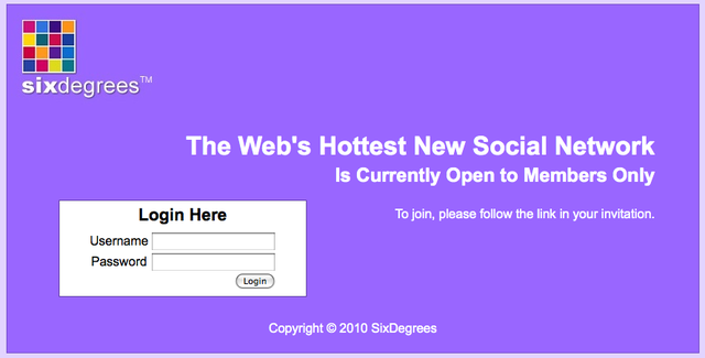 La primera red social