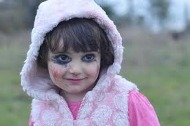 Riley teaches herself about makeup!