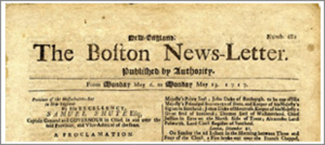Se funda el Boston Newsletter
