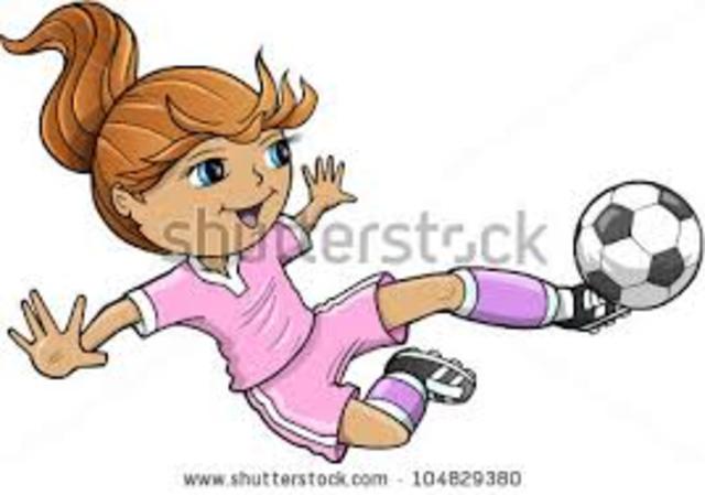 Zooey's first soccer game