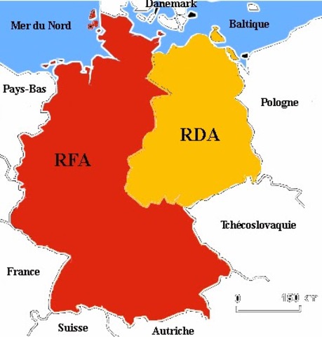 Division de alemania en RFD y RDA