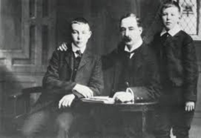 Lewis' father sent him and his brother Warren to a bording school in England