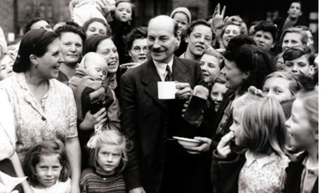 Clement Attlee's Labour Party wins the election