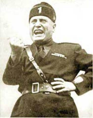 Mussolini becomes Prime Minister of Italy
