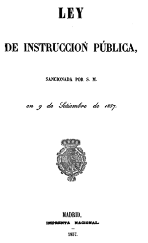 Modificacion de 13 Articulos de la ley de instruccion Publica