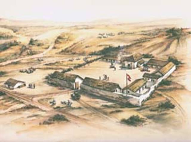 spanish builds a presidio