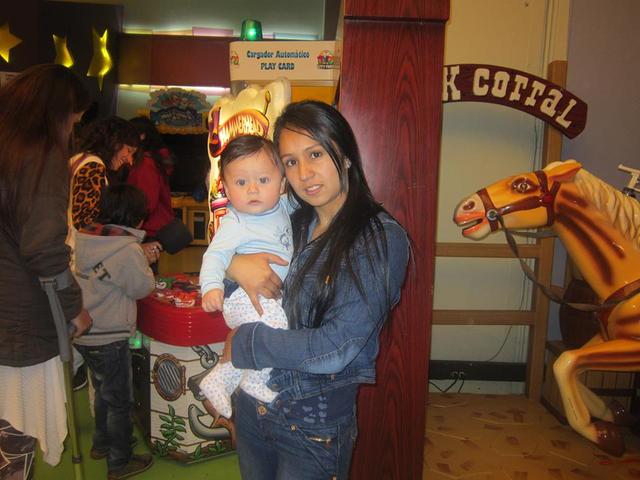 Nathaly had a baby in the 2013