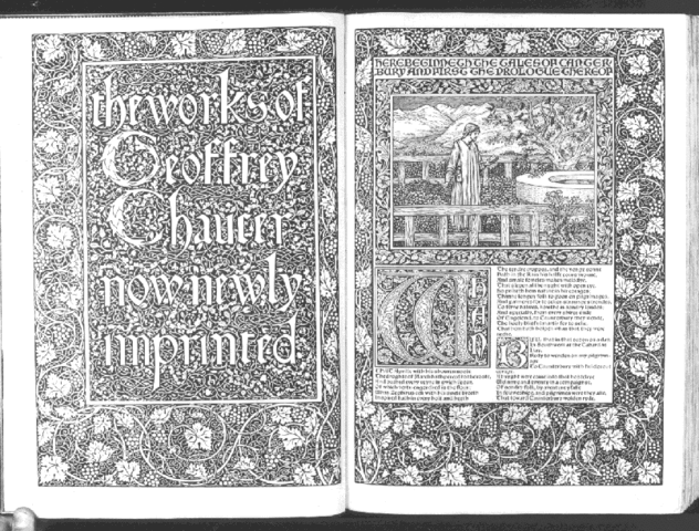 portada de libro de William Morris