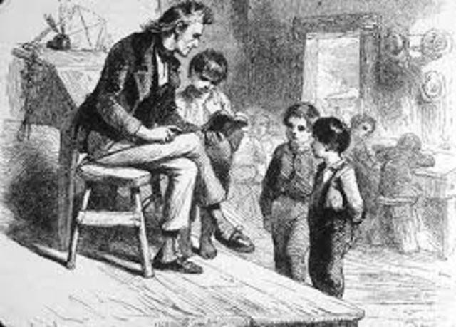 Education reserved for wealthy white males