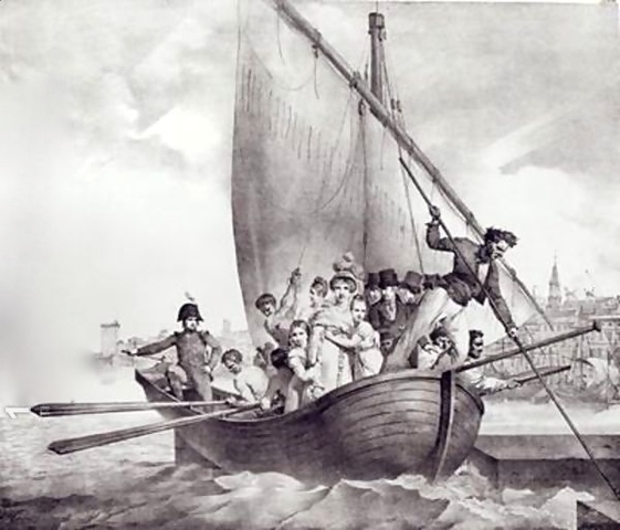 Accused of being too pro-French, the Bonaparte's flee from Corsica, and arrive in Toulon