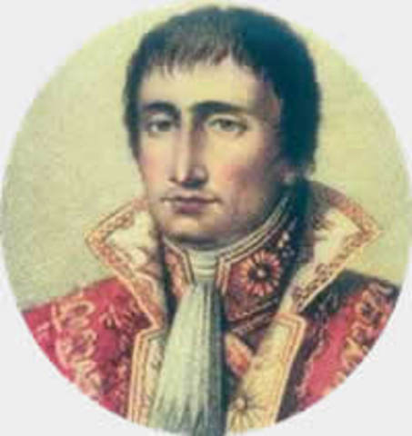 Joseph (Guiseppe) Bonaparte born st Corte, Corsica