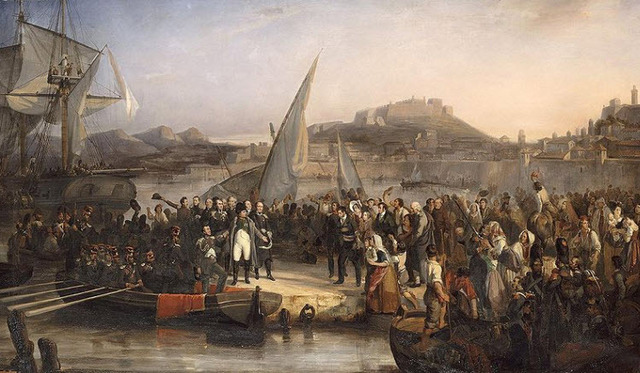 Napoleon leaves Elba, and lands in the South France