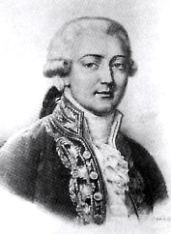 Birth of Carlo Buonaparte at Ajaccio, Corsica