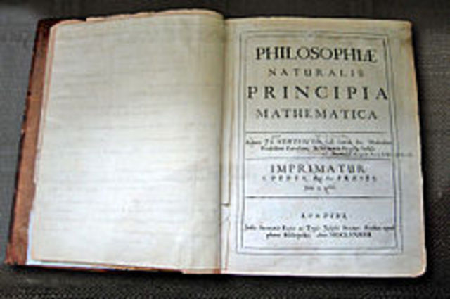 Isaac Newton publishes his "Principia Mathematica"