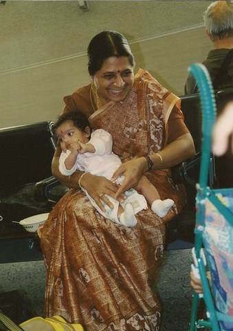 first trip to atlanta to drop my grandmother at the airport to go back to India