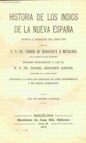 Historia de los Indios de la Nueva España