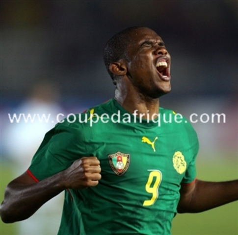 Eto'o meilleur buteur de l'histoire de la CAN
