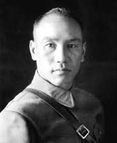 Jiang Jeshi took control of the Nationalist Party